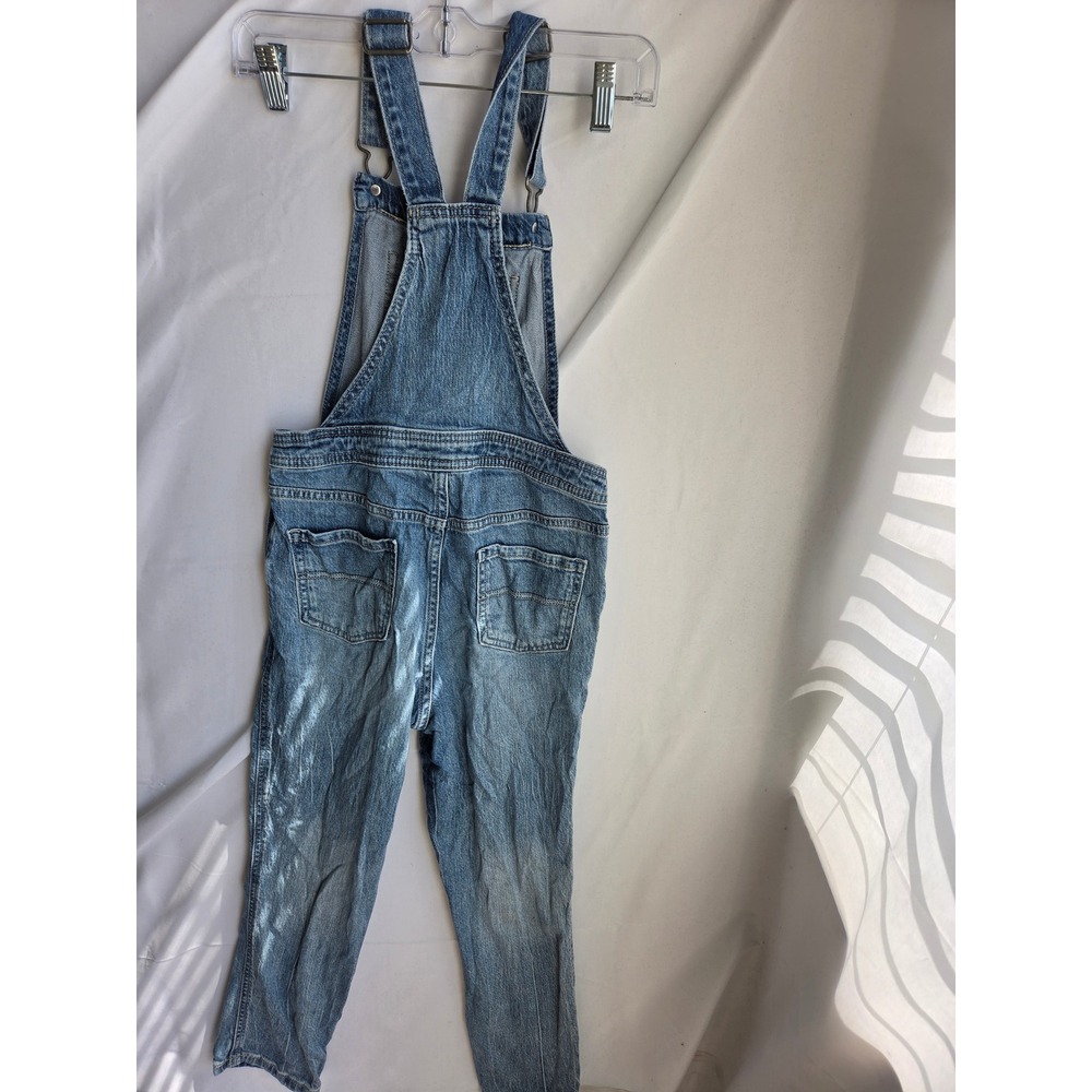 Cat & Jack Straight Overalls Kids L Blue Light Wash Regular Straight